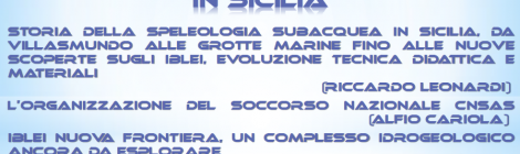 Serata speleosub - La speleologia subacquea in Sicilia